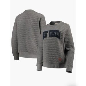 Women's Pressbox Heather Charcoal West Virginia Mountaineers‎ Moose Quilted S